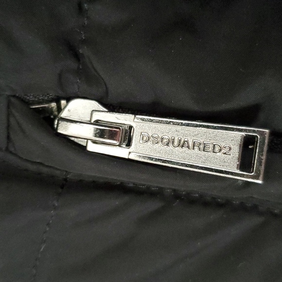 DSquared2 Black Down Puffer Bracelet Length Sleeves - Picture 4 of 12